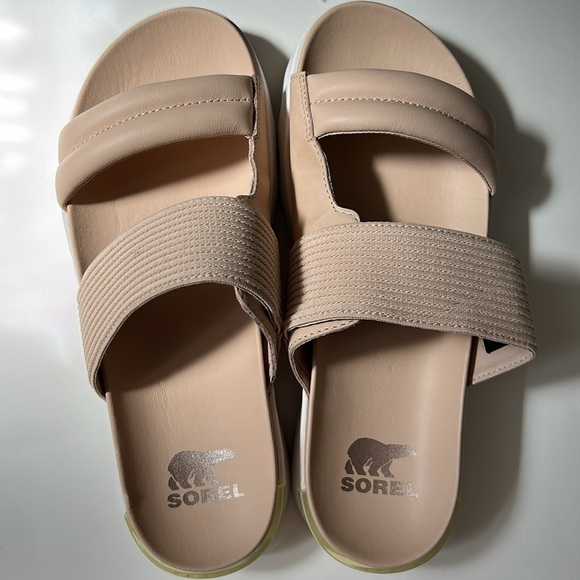 NWT Sorel Women’s Viibe Slide Sandals - Picture 4 of 8